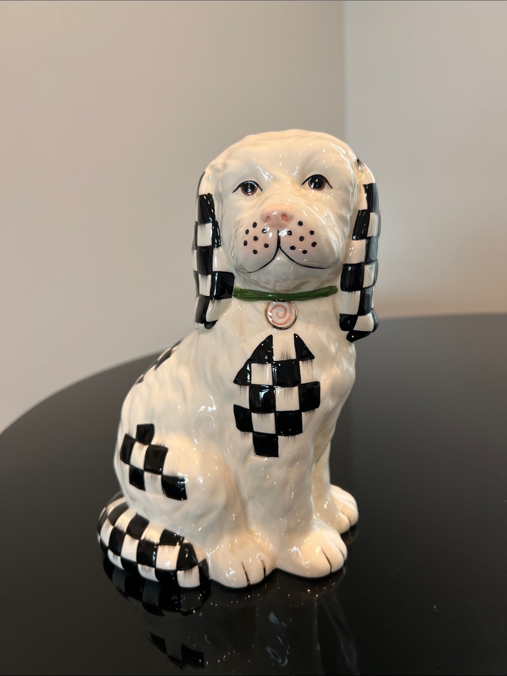 MacKenzie-Childs Ceramic Staffordshire Dog Figurine